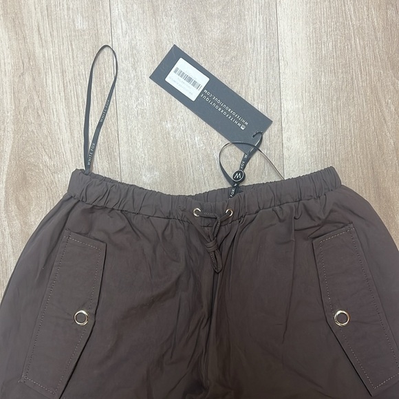 WHITE FOX Watch Your Back Cargo Pants - Dark Charcoal - Picture 2 of 3